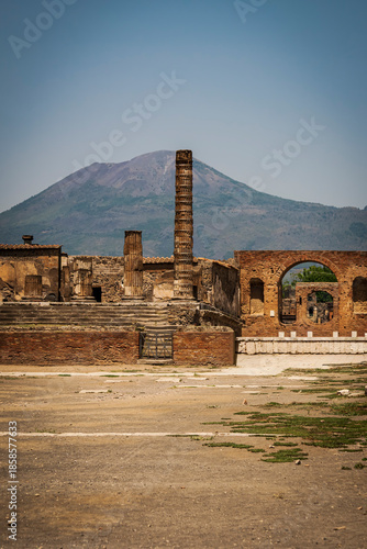 Italy, Campania, Pompeii archeological site. The Forum.