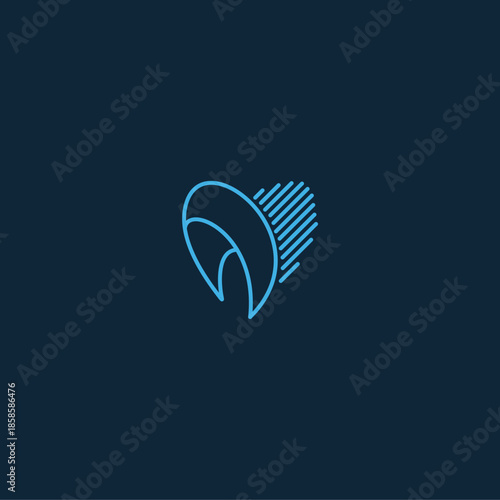Dental tech innovation logo design