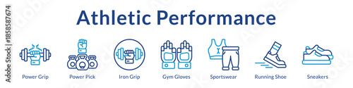 Athletic Performance Gear with Professional Equipment Quality Sportswear Performance Footwear and Training Accessories