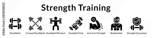 Strength Training Program with Dumbbell Workouts Muscle Building Exercises and Professional Bodybuilding Techniques