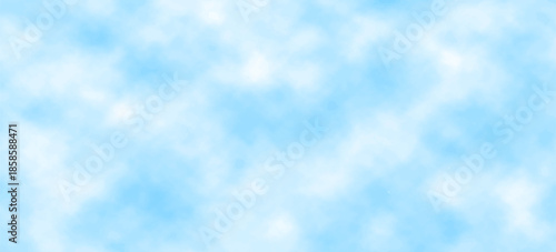 Abstract watercolor background with colorful sky, clouds, and a bright rainbow texture design