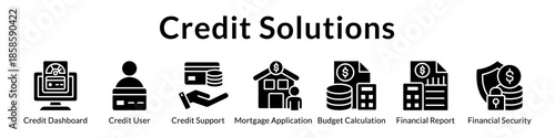 Credit Solutions Platform for Loan Processing Mortgage Applications Credit Scoring Budget Planning and Secure Lending