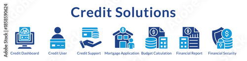 Credit Solutions Platform for Loan Processing Mortgage Applications Credit Scoring Budget Planning and Secure Lending