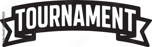 Tournament text vector transparent