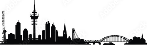Skyline Hamburg Vector