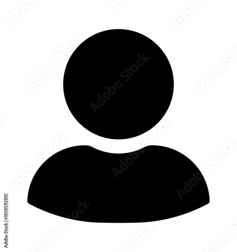 Silhouette of a person set against a white background, representing anonymity and privacy.