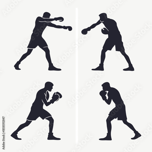 Boxer silhouettes