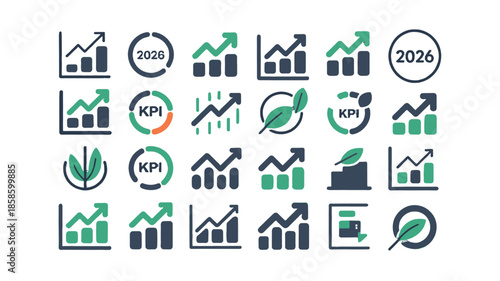 Diverse set of financial growth and environmental indicators.