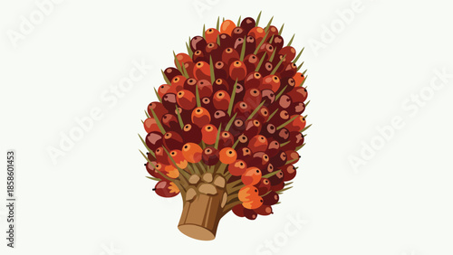 Colorful bouquet of flowers in vase.