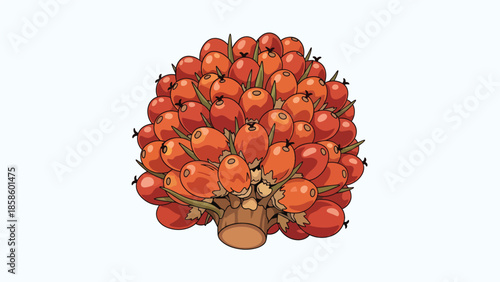 Bunch of Red Apples in Basket.