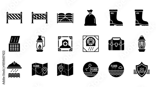 Professional badge and award icons set