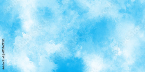 abstract blue background with splatters resembling a clear, abstract watercolor cloudscape in blue tones with brushstroke texture, elegant light blue watercolor background with a soft gradient.