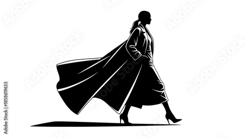 silhouette of a woman