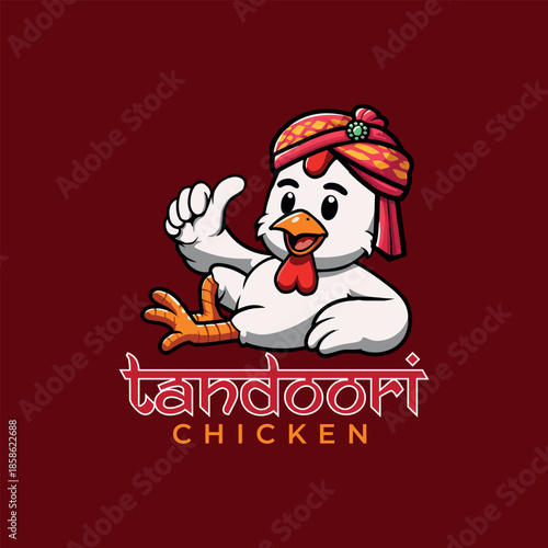 Chicken Mascot Logo for Restaurant, Fast Food, and Street Food Branding