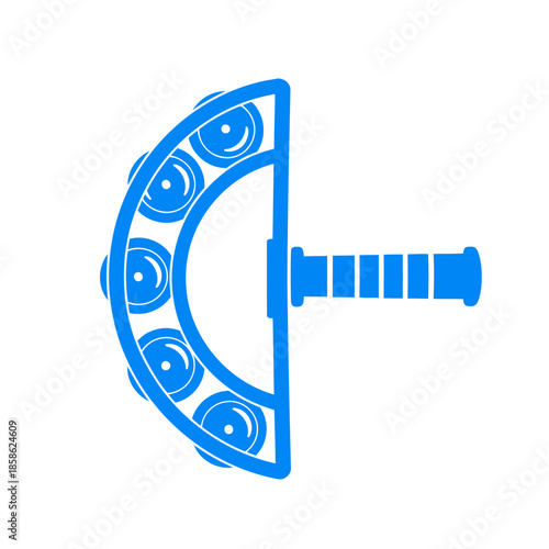 Tambourine Musical Instrument Vector Icon