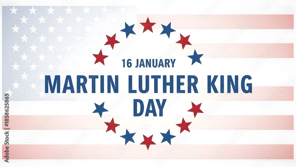 Fototapeta premium Martin luther king day celebration