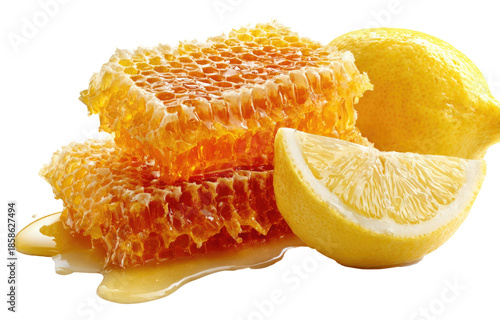 Honeycomb and lemon slices (2)