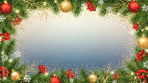 christmas background with christmas balls