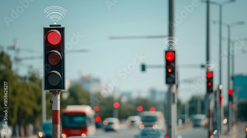 Smart City IoT Traffic Light Control System