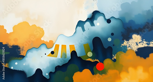 modern art landscape print, wall art abstract, high resolution oil texture, digital printable painting, sale listing description, interior wall artwork tags, living room art print, canvas poster listi