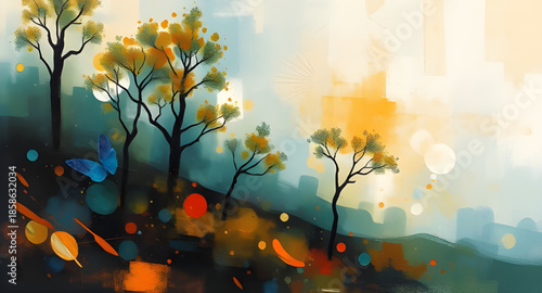 neutral abstract landscape, minimalist oil painting, beige grey landscape canvas, Scandinavian decor artwork, modern neutral tones, warm minimal scenery, subtle brush textures, soft atmosphere paintin