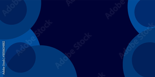 Abstract blue wallpaper background. Dynamic shapes composition. Vector illustration