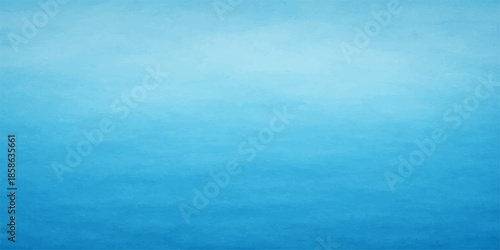 Abstract blue grunge background inspired by sea and sky with calm waves and open copy space for design