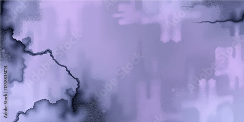 Abstract blue background with bright clouds and water texture creates a vintage grunge design featuring ice and smoke patterns under a summer sky