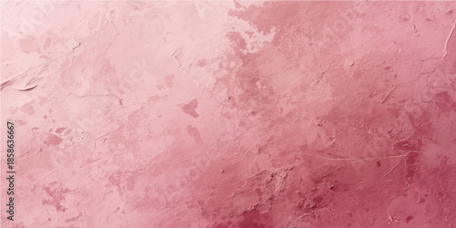 A vintage grunge wall background featuring a pink aged texture and dirty parchment surface with a rough antique paint design on a weathered blank canvas backdrop