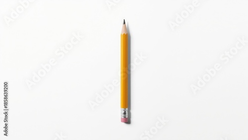 Yellow pencil with black st...