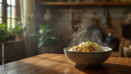 Rice dish featuring chicken...