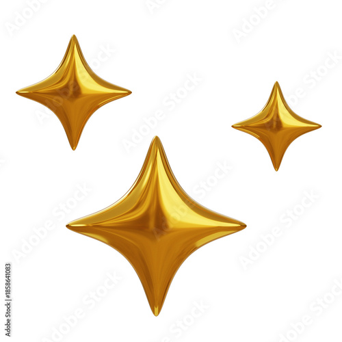 3d star sparkle illustration