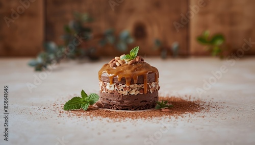 Chocolate almond treat topp...