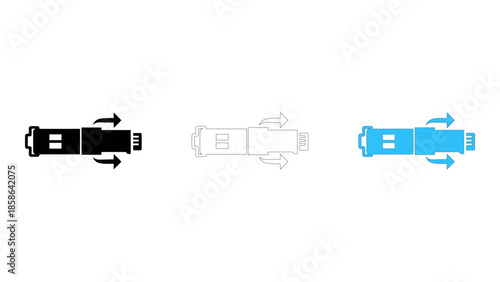 Sfp transceiver module converting electrical signals for fiber optic data transmission