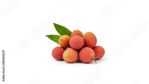 Close-up of fresh lychee wi...