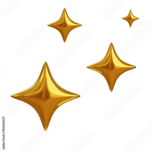 3d star sparkle illustration