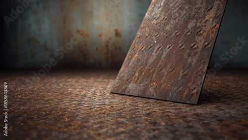 Steel surface with corrosio...
