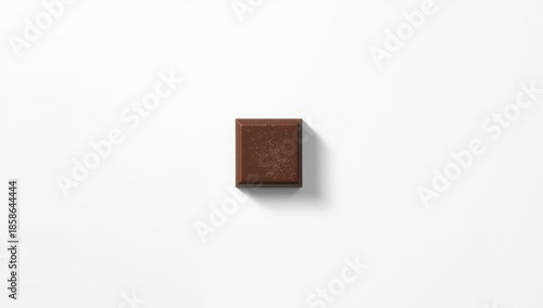 Small dark chocolate piece ...