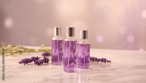 Lavender essential oil bott...