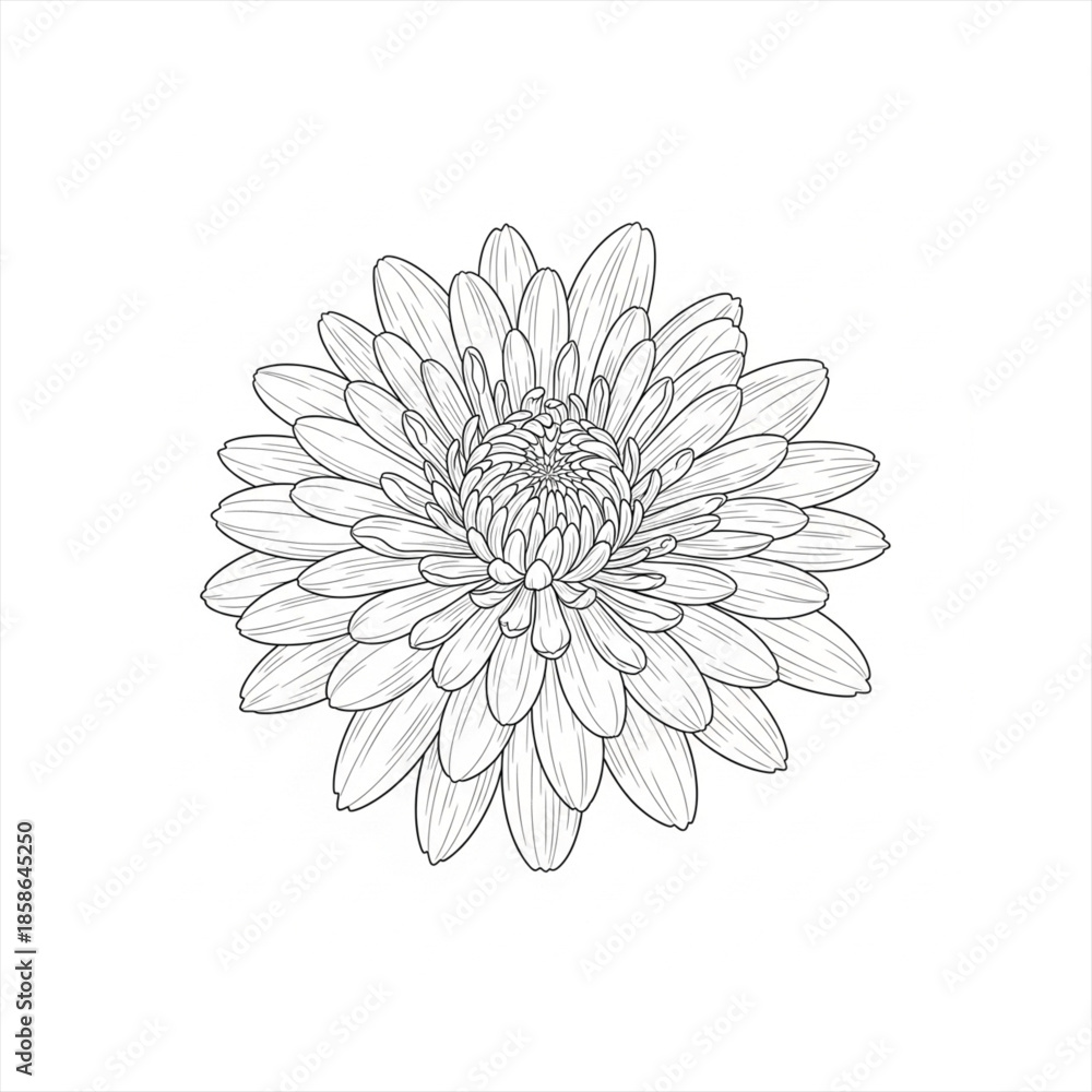 Obraz premium white chrysanthemum flower
