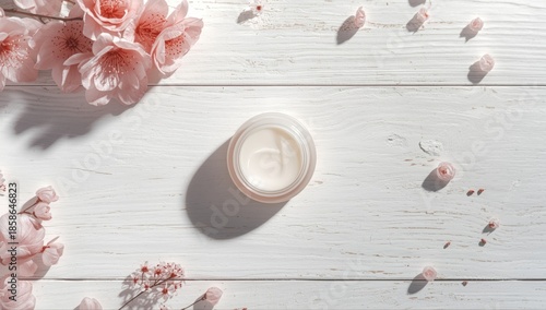 Skincare product jar with p...