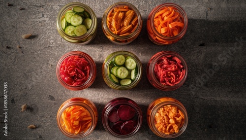 Assorted pickled vegetables...