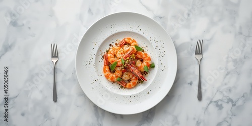 Seafood dish featuring seas...