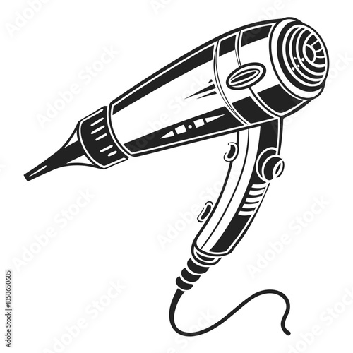 Simple Hair Dryer Icon