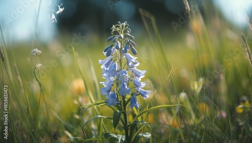Campanula persicifolia with...