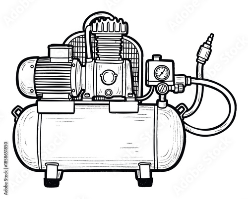 Reliable air compressor machine is an essential tool for various industrial workshop applications and automotive maintenance tasks requiring compressed air power