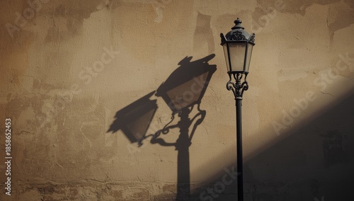 Vintage street lamp illumin...