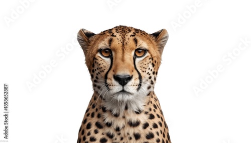 Close-up of a cheetahs face...