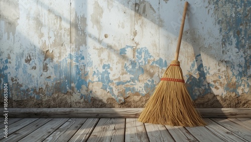 Wallpaper Mural Interior wall showing peeling paint and natural broom fiber reinforcement, highlighting renovation needs Torontodigital.ca