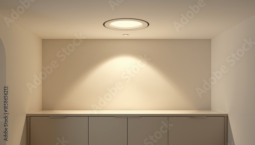 Downlighting on a contempor...